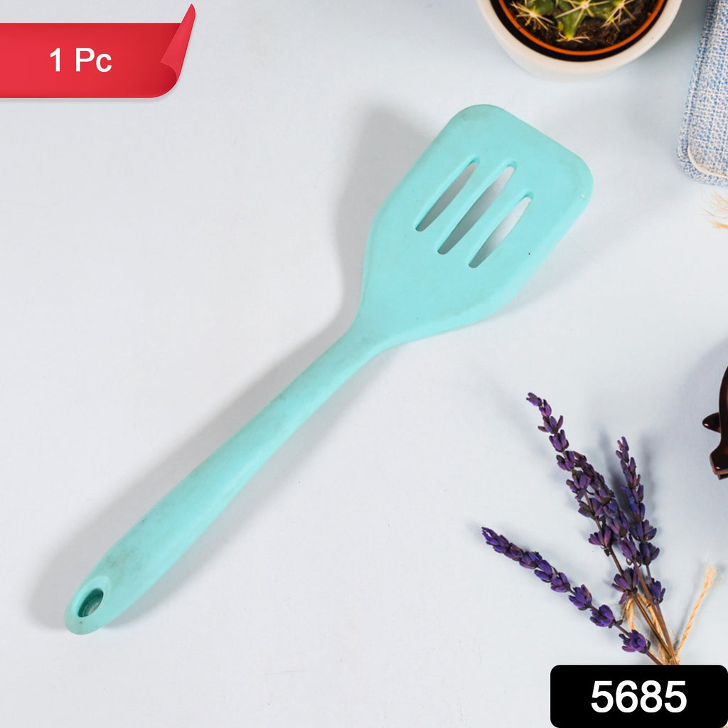 Multipurpose non-stick heat-resistant silicone spoon for cooking and baking