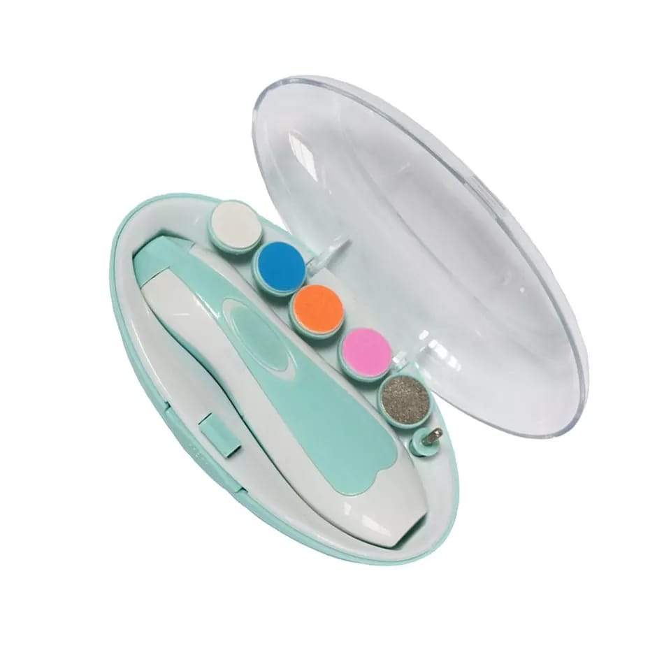 1223 Electric Baby Nail Trimmer With Grinding Heads For Newborn Infant And Toddler - TREND BUY