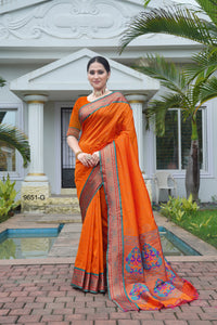Kesari Beautifully Letest Designed Paithani Saree | TRENDBUY