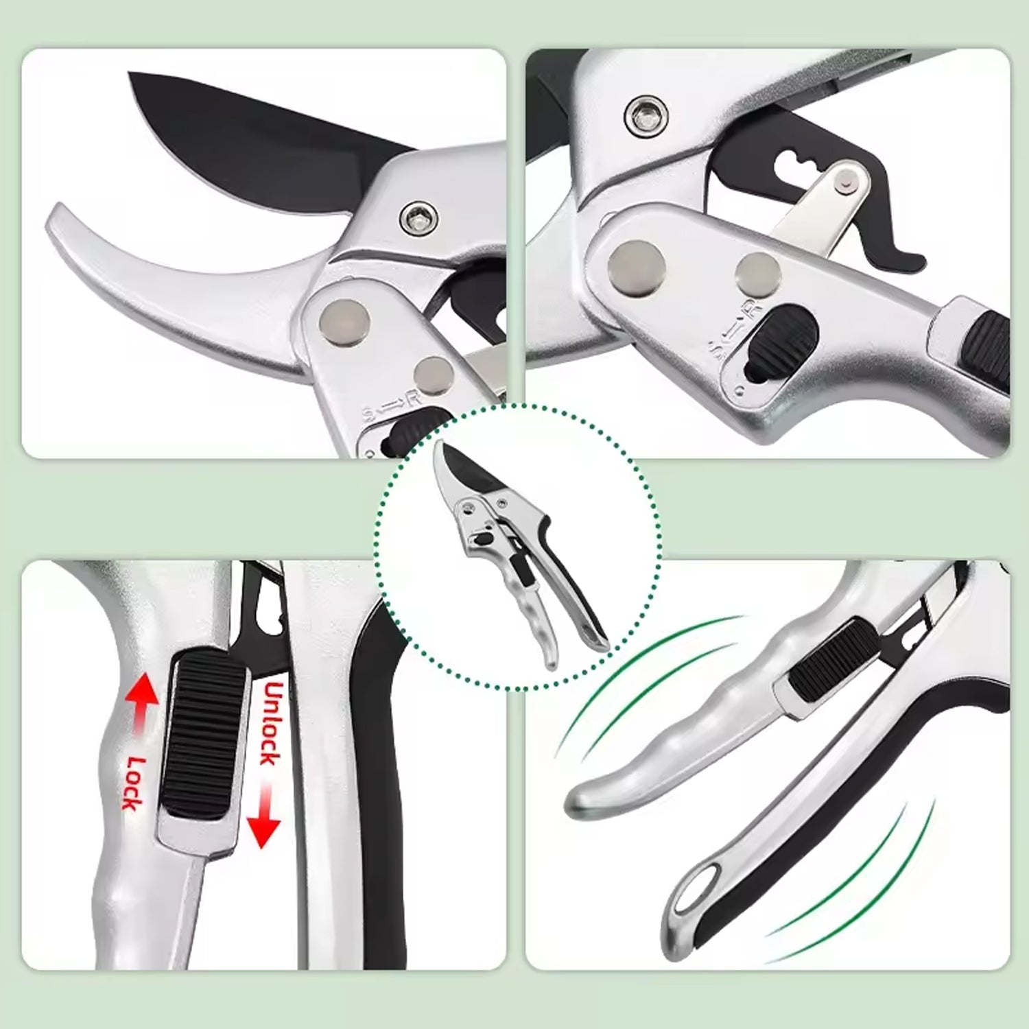 Pruning Shear Garden Shear Steel Hand Shears 20 Cm 8 Inch (1 Pc)