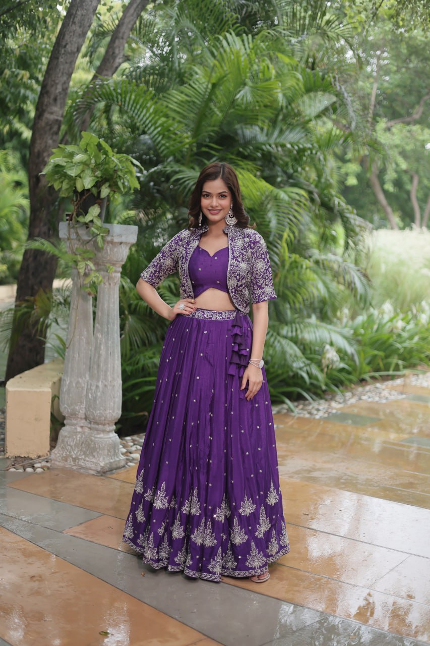 Koti Style Lehenga Choli For Wedding Party