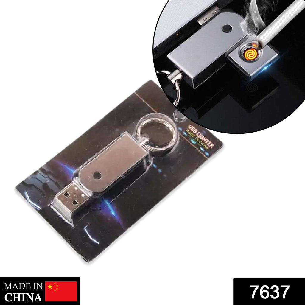 Thin metal USB mini portable lighter with sleek, creative design