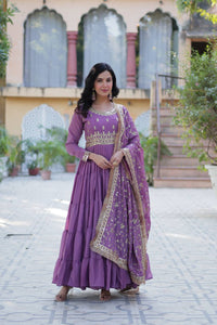 Letest Wedding Wear Georgette Gown | TRENDBUY