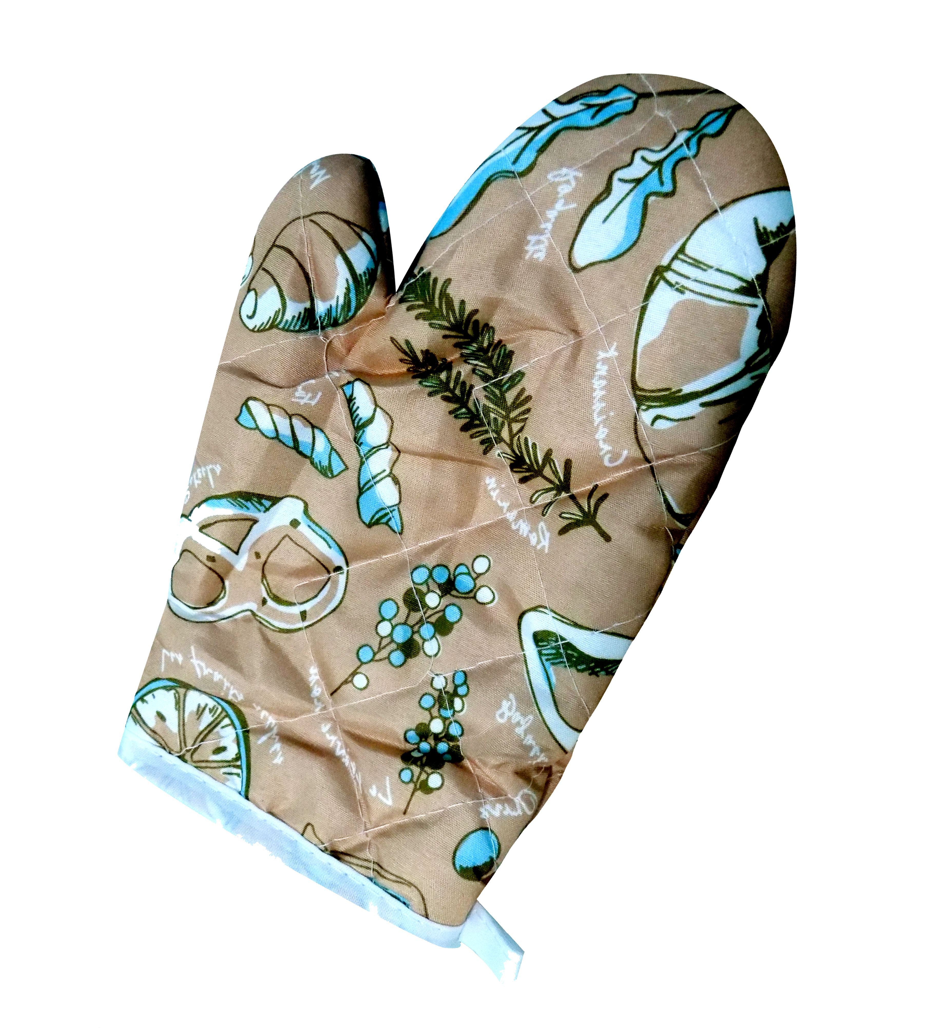 0675 Heat Resistant Non-slip Oven Mittsgloves (1pc) - TREND BUY