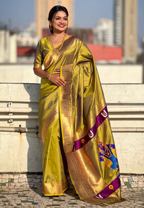 Marathi Look Vitthala Paithani Silk