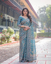 Handloom Saree Floral Print for Women | Festive & Office Wear