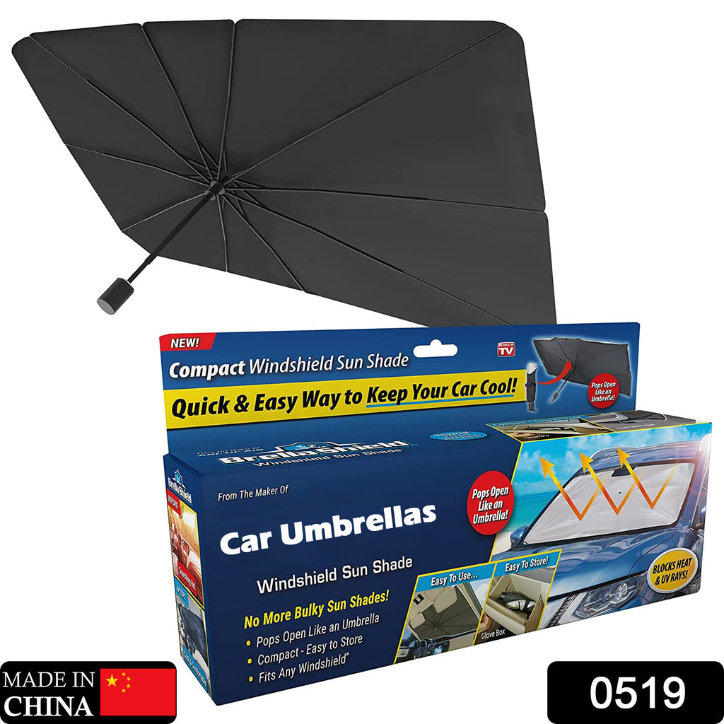 0519 Windshield Umbrella Sun Shade Cover Visor Sunshades Reviews Automotive Front Sunshade Fits Foldable Windshield Brella Various Heat Insulation Shield For Car - TREND BUY