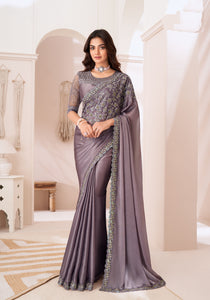 Party Wear Letest chiffon saree with work | TRENDBUY