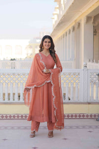 Peach Color Trending Kurti | TRENDBUY