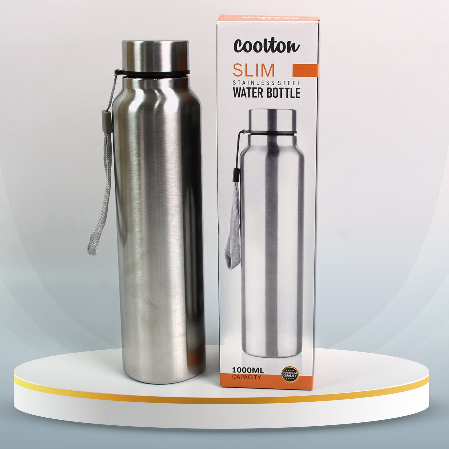 Stainless Steel Double Wall Vacuum-insulated Drink Water Bottle (1000 Ml) - TREND BUY