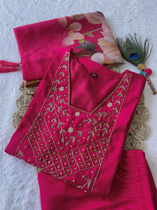Rani Pink Handwork Kurti | TRENDBUY
