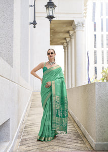 Rayon Silk Ikkat Design Party wear Saree | TRENDBUY