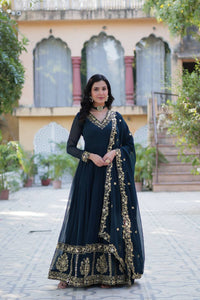 Readymade Georgette Long Gown | TRENDBUY