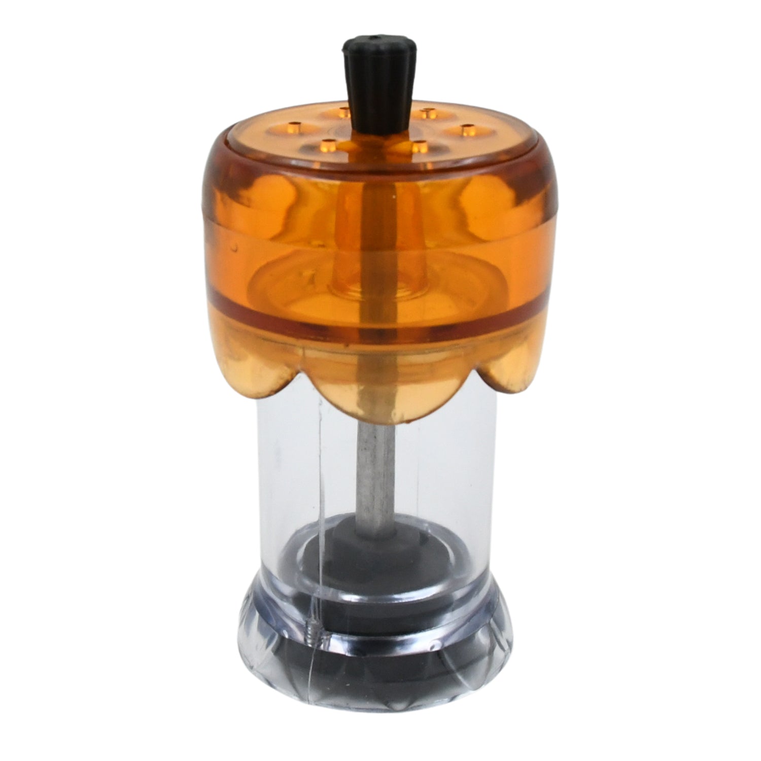 5591 Miracle Transparent Plastic Salt And Pepper Grinder Pepper Grinder Manual Pepper Grinding Tool Pepper Crusher Grinder (1 Pc)