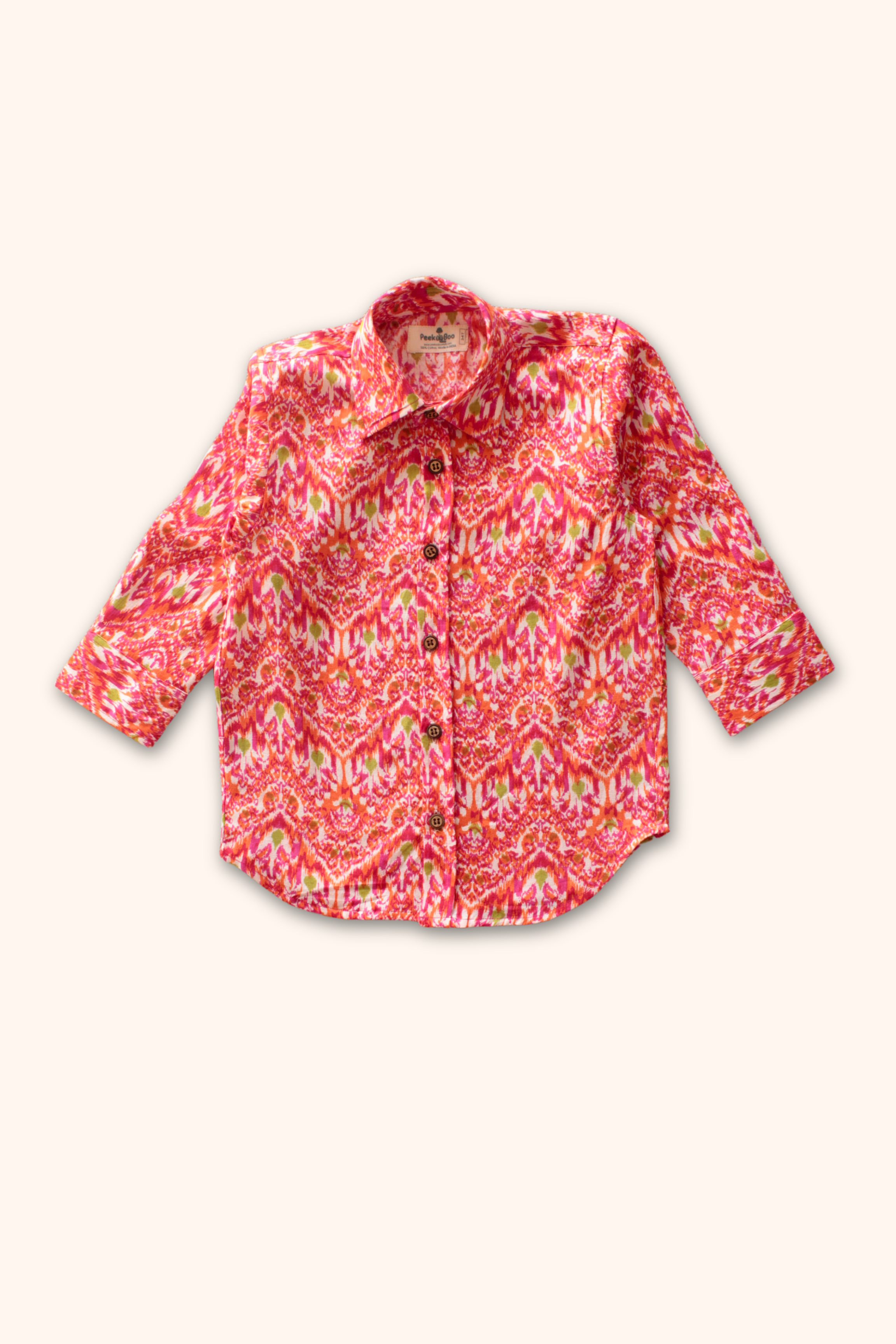 Boys Bahamas Resort Wear Set - Orange & Brown