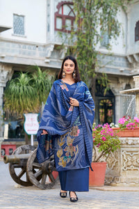 Sky Roman Silk Readymade Ladies Salwar Dress | TRENDBUY