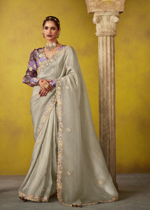Stylish New Design Glass Tissue Saree | TRENDBUY