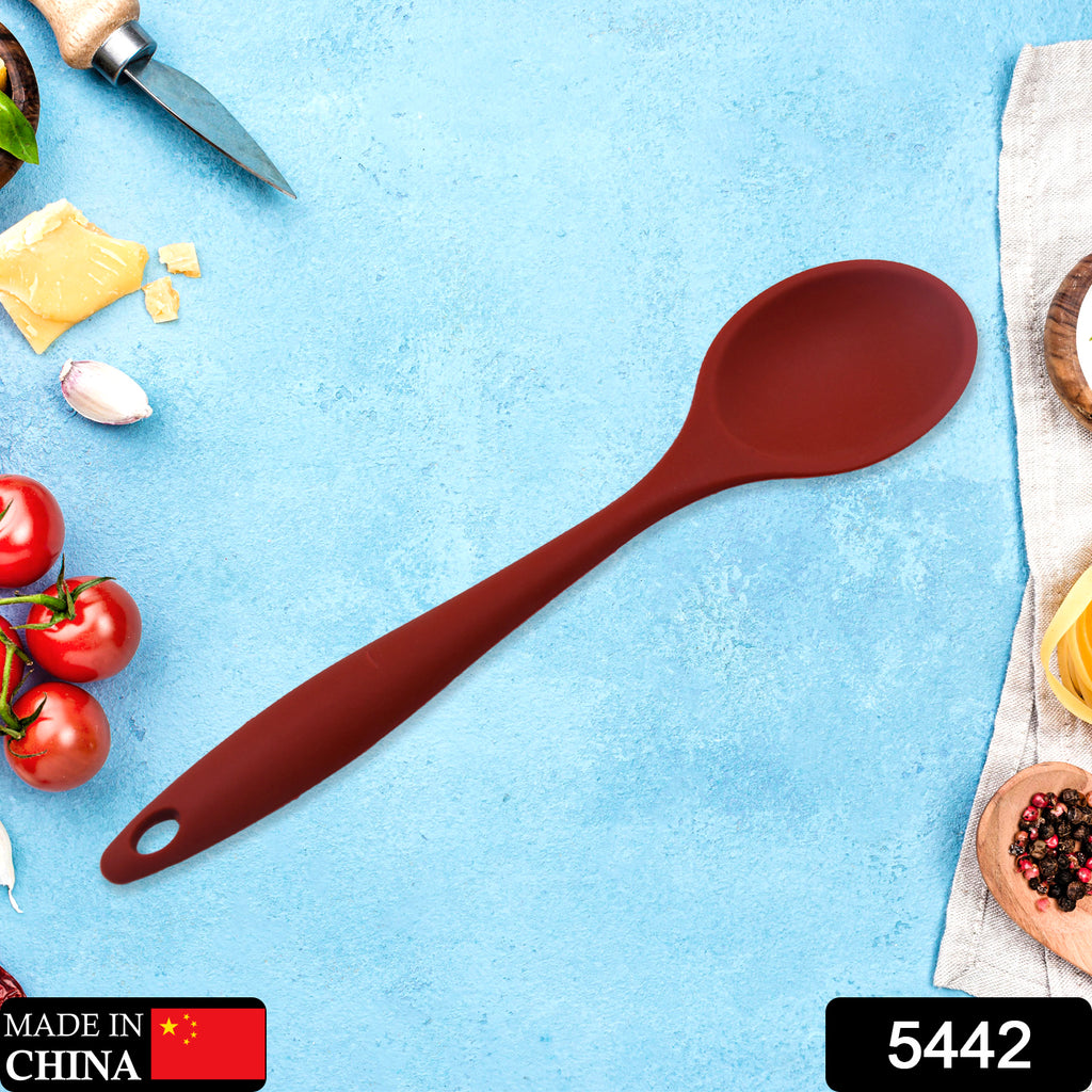 Heat resistant silicone basting spoon, non-stick hygienic kitchen tool