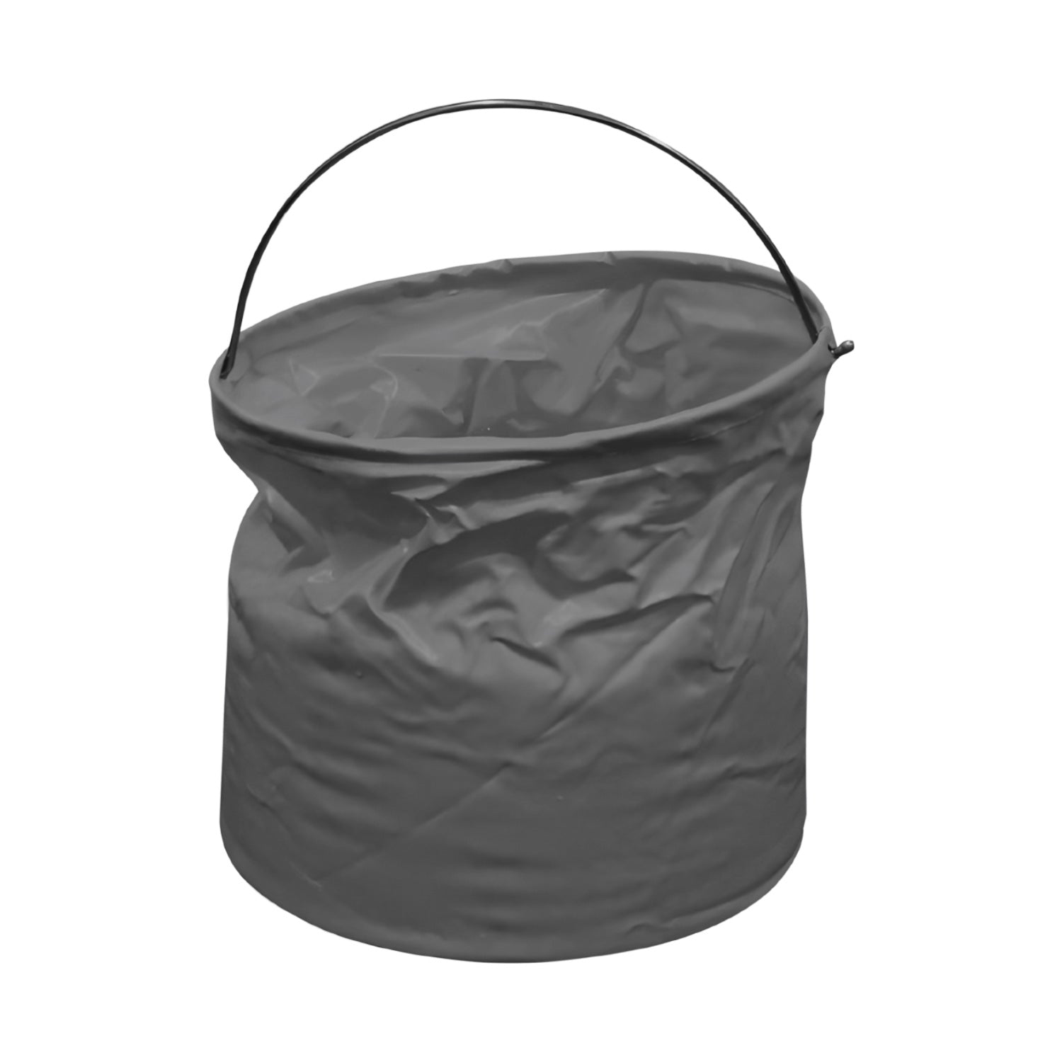 17965 Folding Bucket Portable Round Bucket Simple Bucket With Handle Multi-functional For Outdoor Use Fishing Car Washing Cleaning Disaster Prevention Portable Lightweight Durable (1 Pc Mix Color)