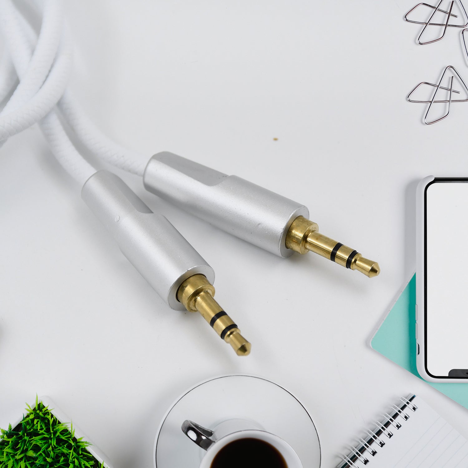 Aux Cable For Mobile And Tablet Home Car Stereos More (1 Pc 1000mm)