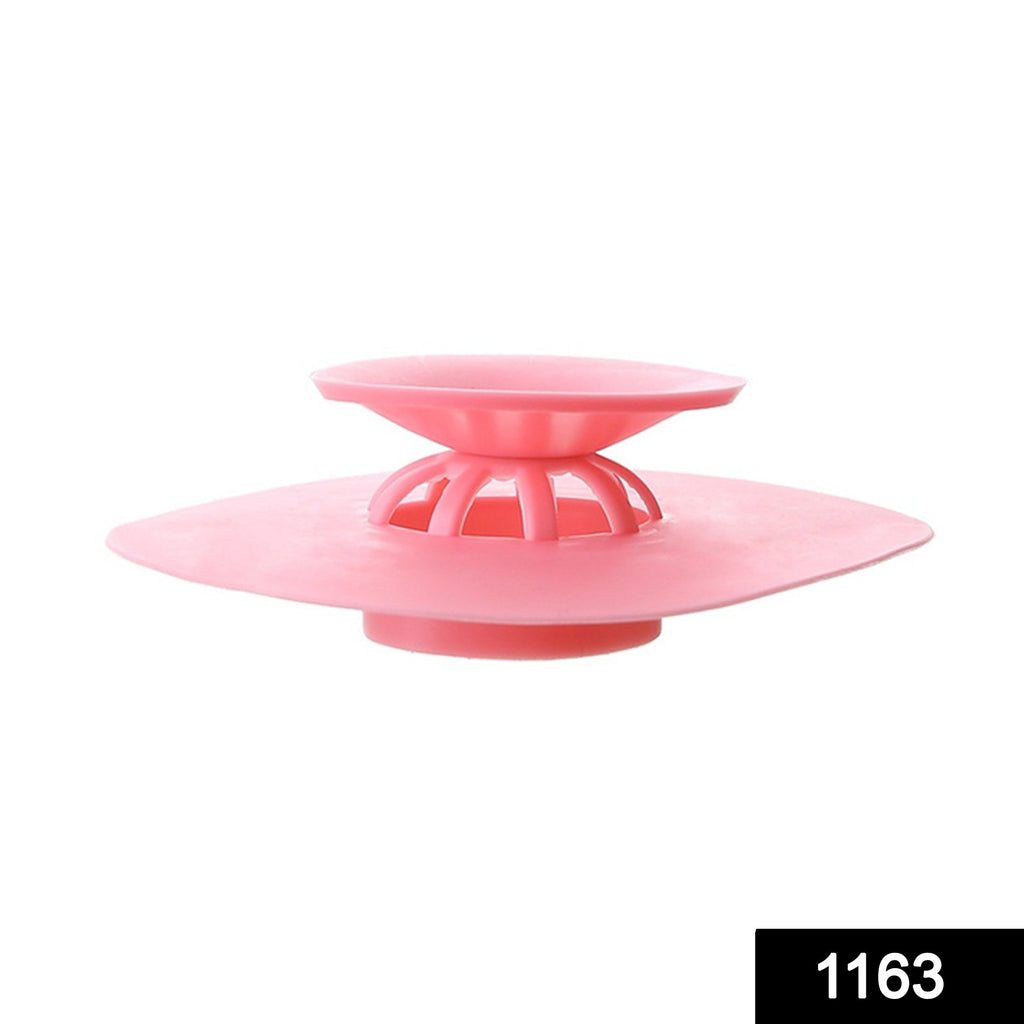 Multicolour 2-in-1 silicone sewer sink sealer drainer covers