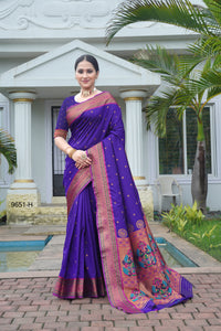 Wedding Wear classical Design Soft Silk Paithani Saree | TRENDBUY