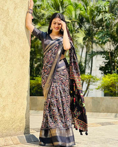 Elegant Crape Silk Saree - Stylish and Comfortable