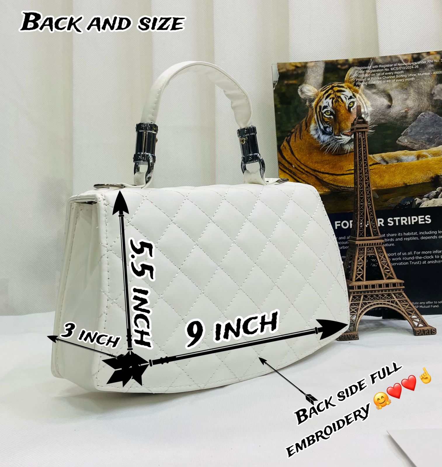 Zara Handy Crossbody Sling Bag with Full Embroidery