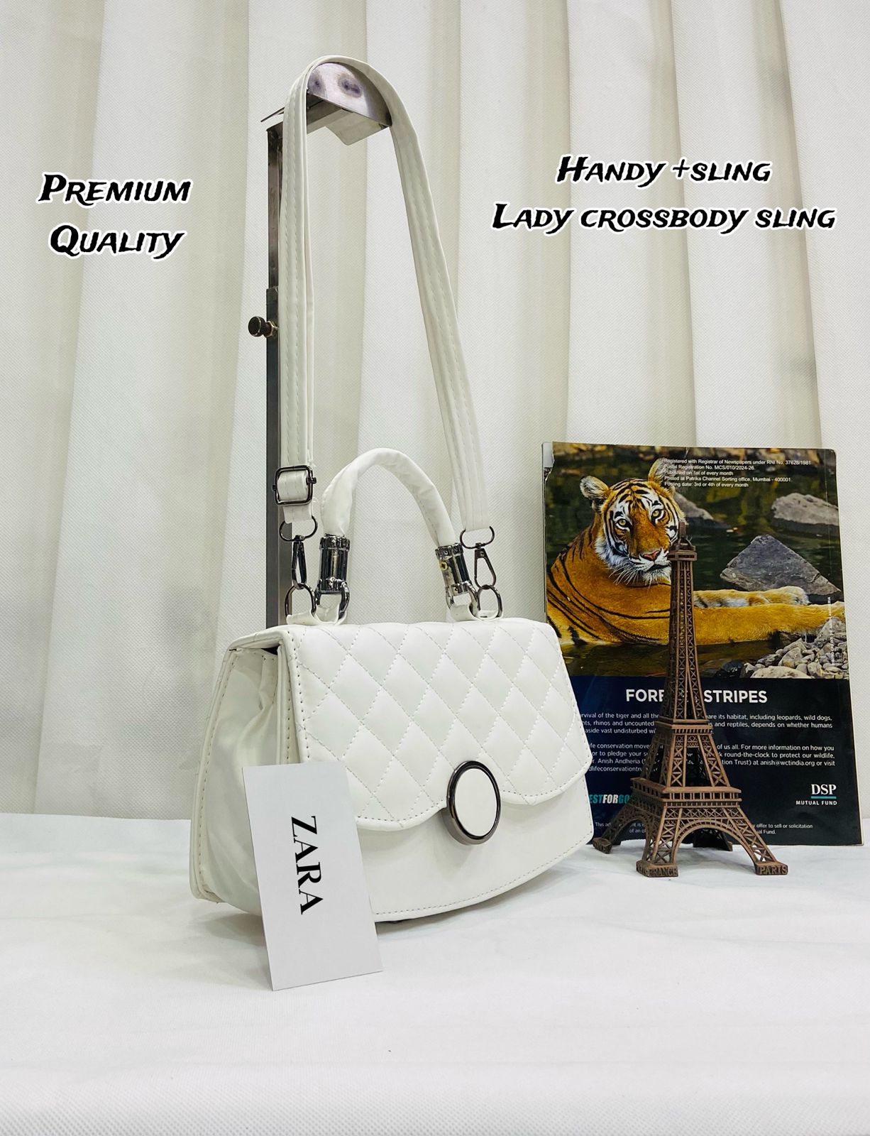 Zara Handy Crossbody Sling Bag with Full Embroidery