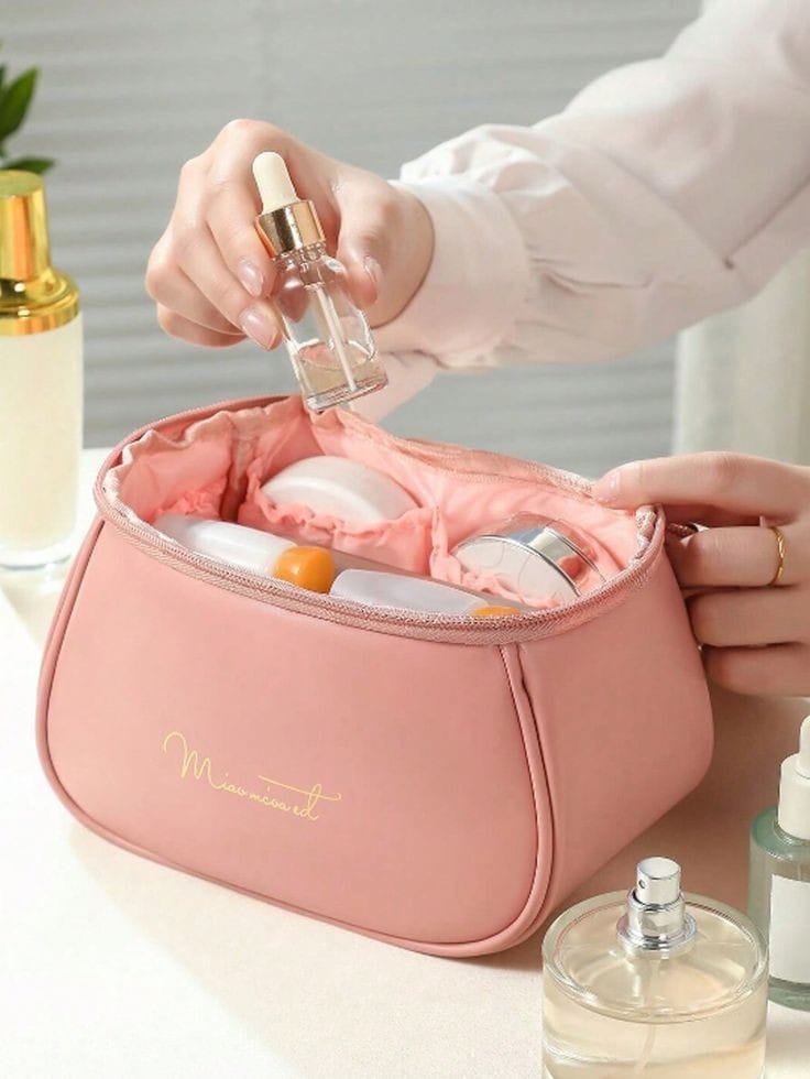 Portable Cosmetic Bag Organizer Case