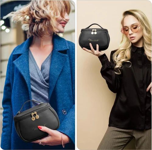 Portable Cosmetic Bag Organizer Case