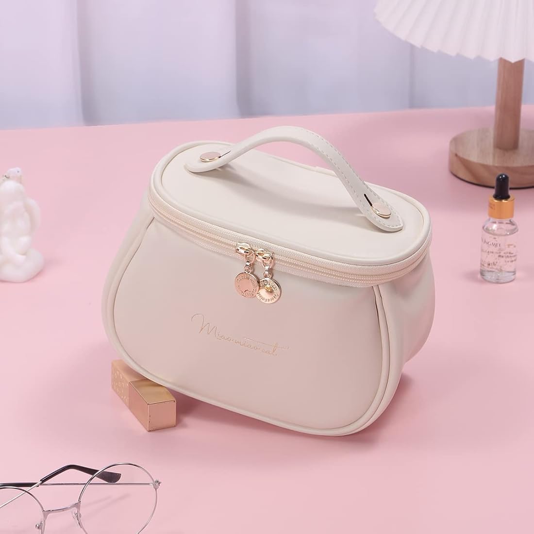 Portable Cosmetic Bag Organizer Case