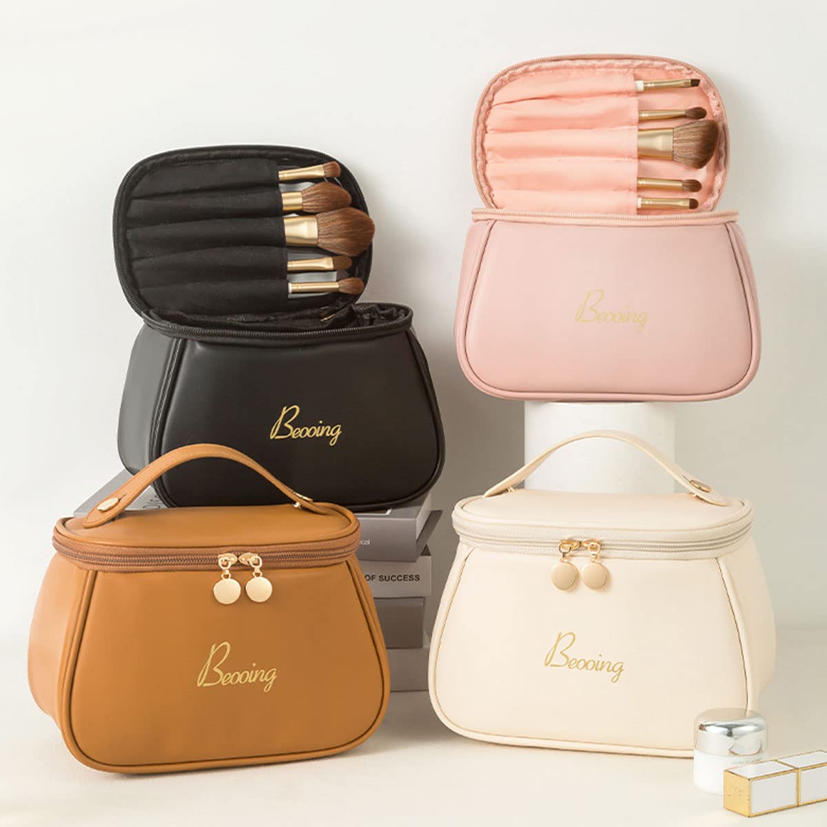 Portable Cosmetic Bag Organizer Case
