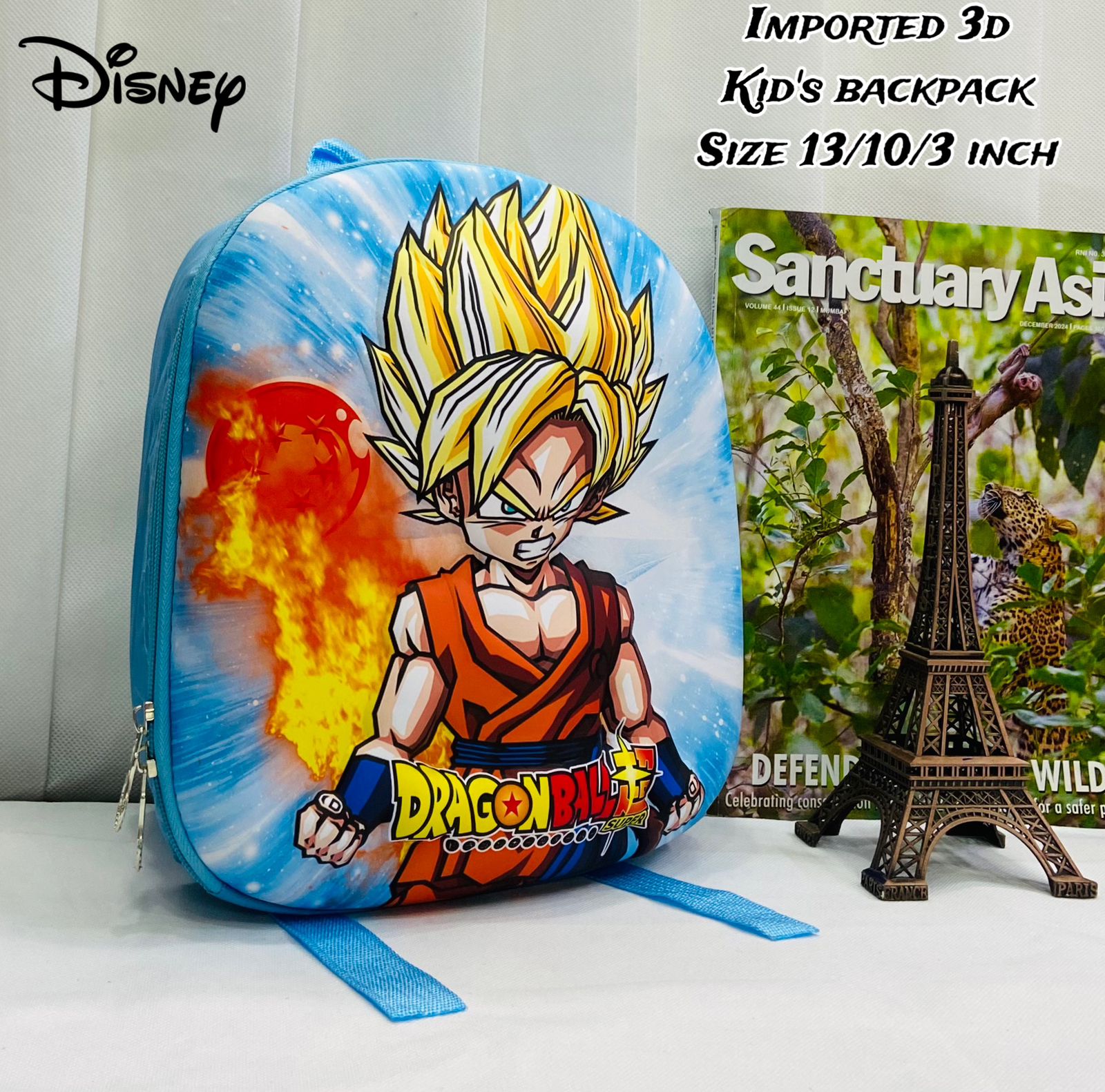 Kids Kindergarten 3D Emboss Backpacks - Dragon Ball Pattern Available Blue