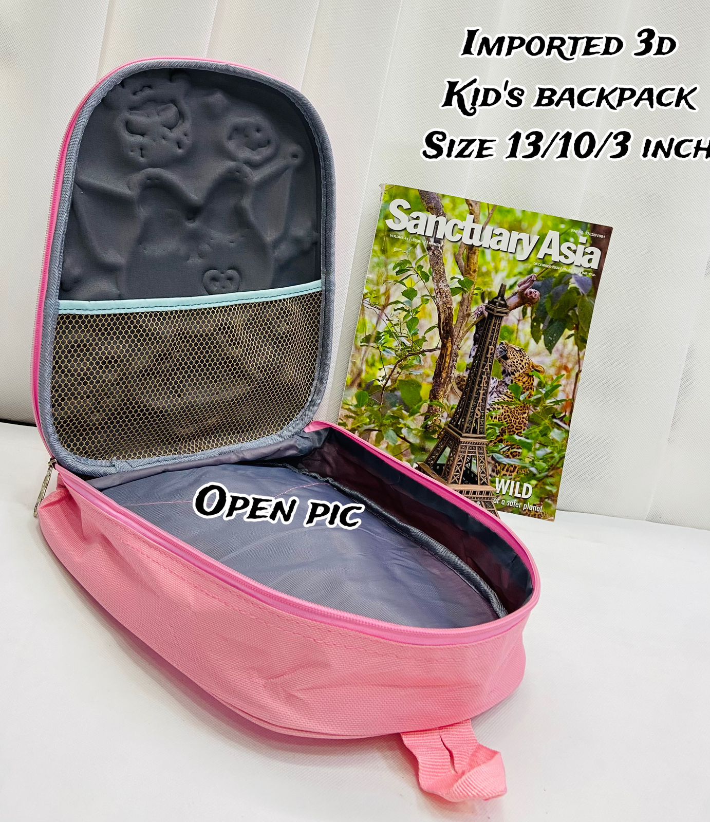 Kids Kindergarten 3D Emboss Backpacks - Batman Pattern Available