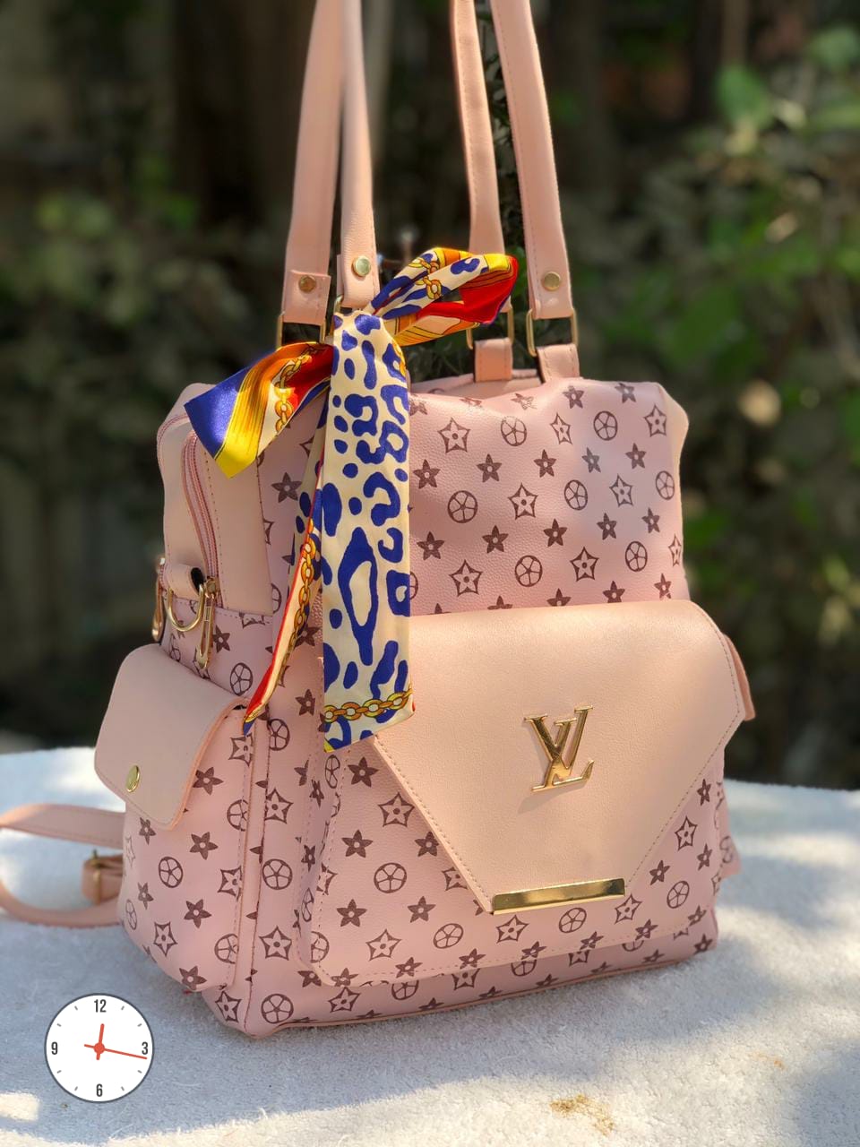 NEW MODEL 2 in 1 Big Size Bag and Backpack - Stylish & Functional Pink