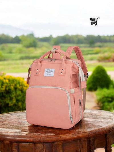 Foldable Baby Bed Diaper Backpack | Expandable Mother Bag