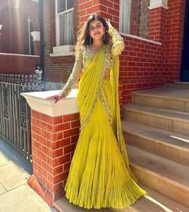 Lehenga Saree & Choli | Sequence & Lace | TREND BUY