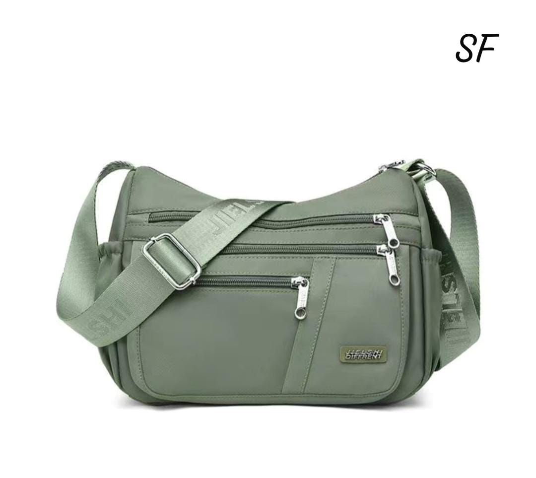 TRENDBUY Sage Green Sling Bag, a subtle and versatile color option for everyday fashion.