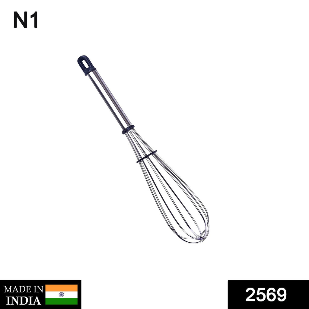 8-inch stainless steel wire balloon whisk for egg frother and milk egg beater