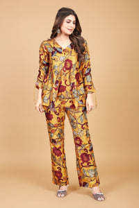 Yellow Kalamkari Cord Set | TRENDBUY