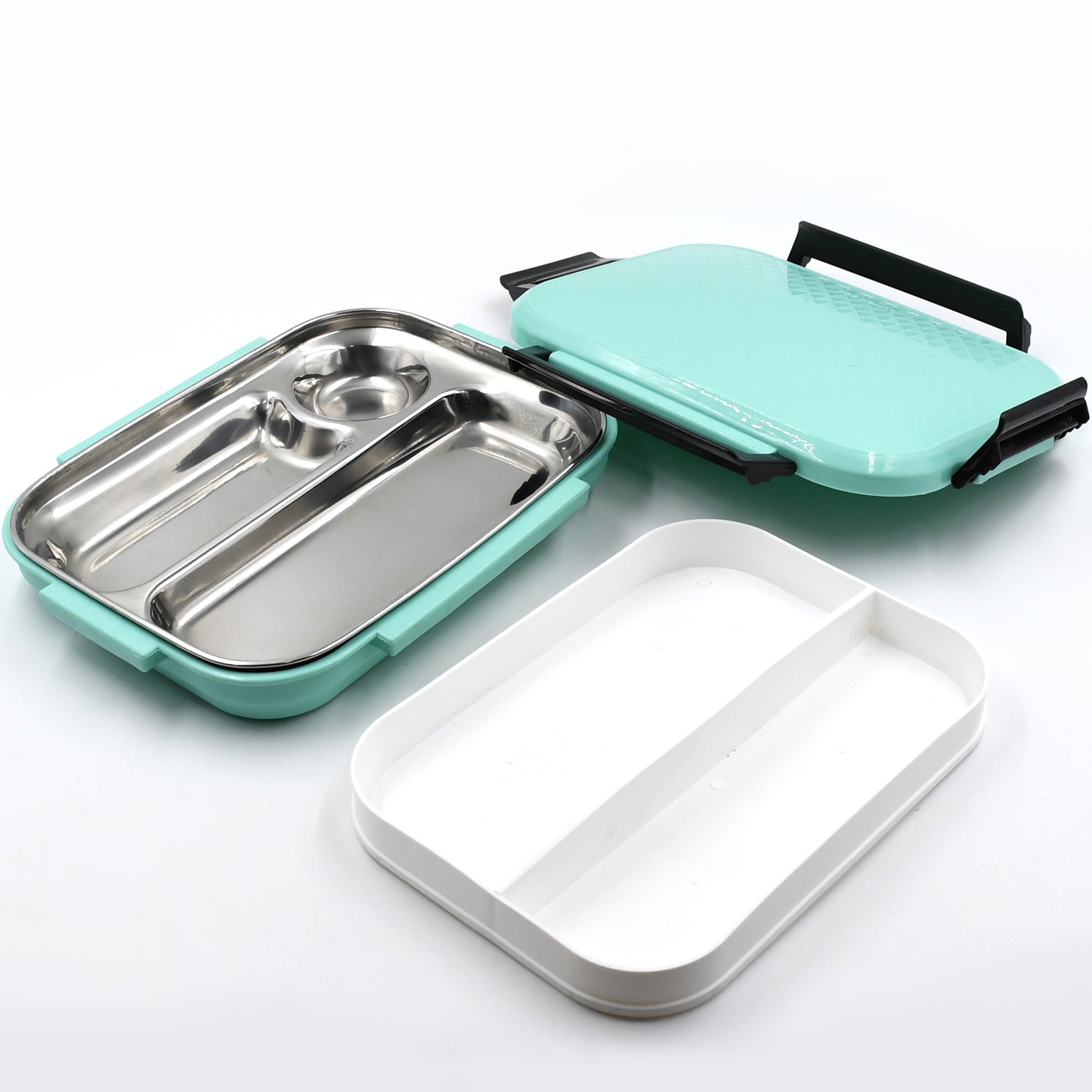 5364 Break Time Lunch Box Steel Plate Multi Compartment Lunch Box Carry To All Type Lunch In Lunch Box Premium Quality Lunch Box Ideal For Office School Kids Travelling Ideal