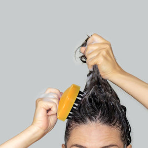 Premium Silicone Scalp Massager Shampoo Brush for Hair Growth & Dandruff Removal
