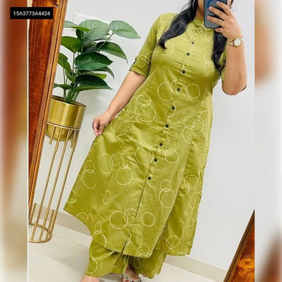 A-Line Digital Print Co-Ord Set for Women | Everyday Elegance