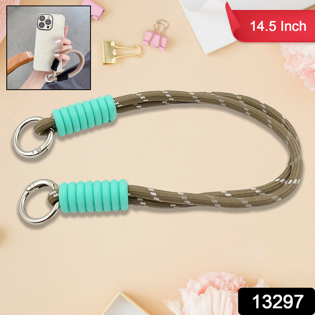 Multipurpose Two Sided Adjustable Hand Wrist Strap Lanyardwith Cellphone Phone Strap (1 Pc  14.5 Inch  Multicolor) - TREND BUY