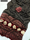 Buy Ajrakh Pure Crepe Silk Saree for Women | Everyday Elegance Ethnic Wear Online