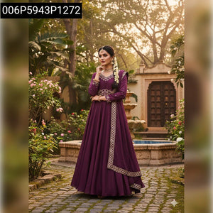 Anarkali Embroidered Women's Suit | Festive & Special Occasions