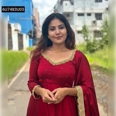 Anarkali Georgette Gown for Women | Festive & Party Wear