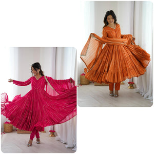 Anarkali Ruffle Gown for Women | Festive & Party Wear