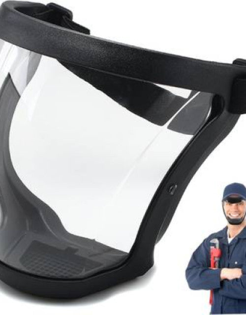 Upgraded anti-fog full face shield, impact & wind resistant cycling mask with adjustable fit.